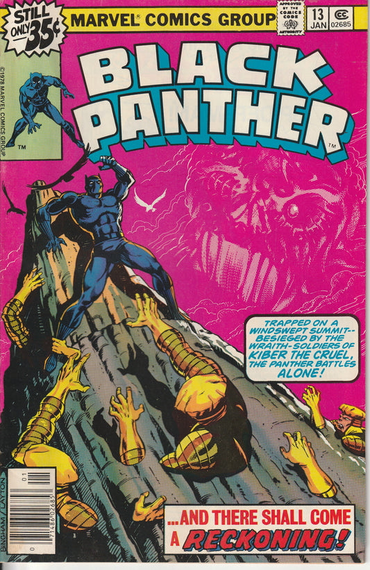 BLACK PANTHER #13 - MARVEL COMICS - JAN 1979 (7.0)