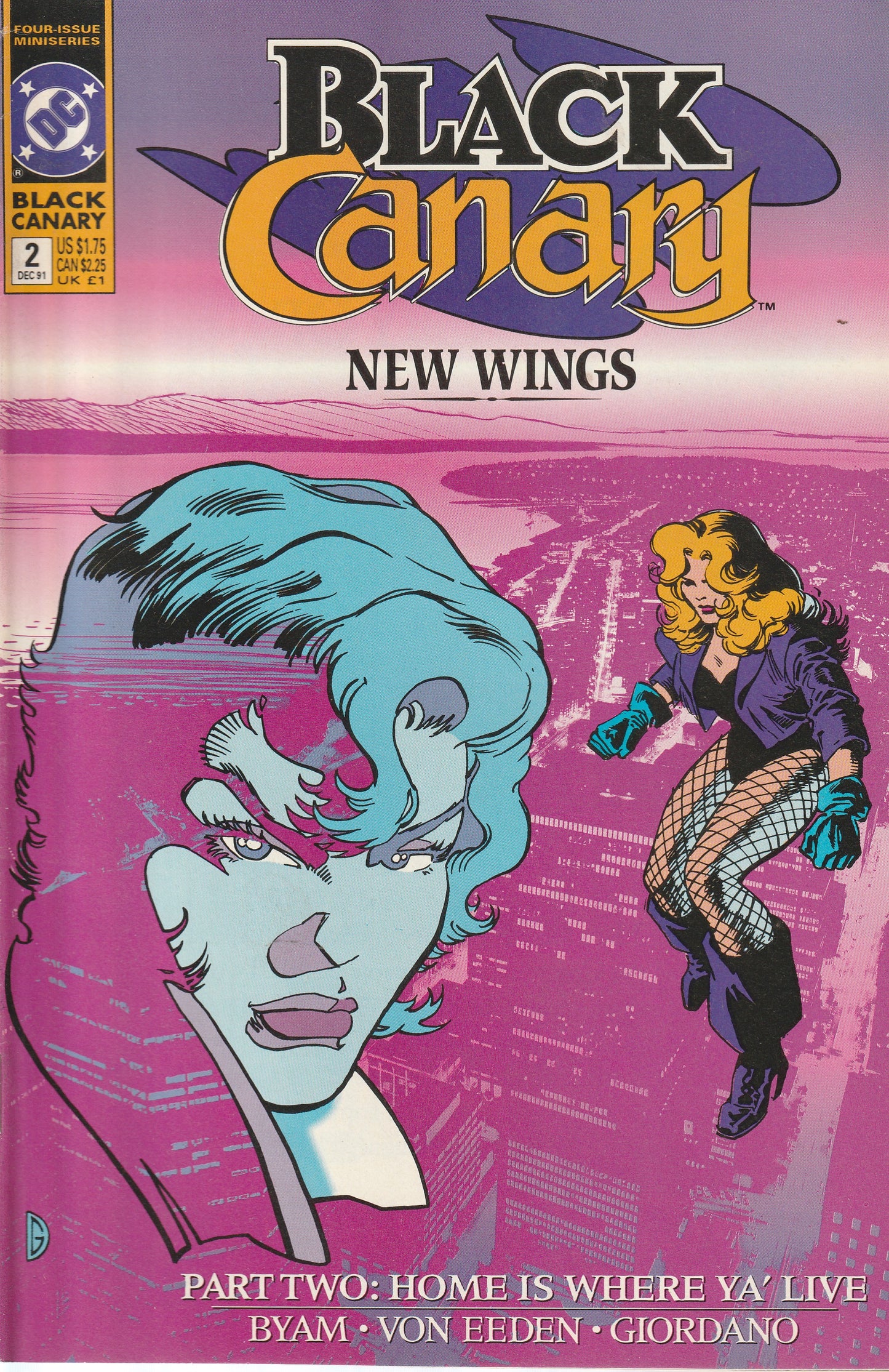 BLACK CANARY : NEW WINGS 1-4 * DC COMICS - OCT 1991