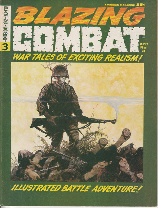 BLAZING COMBAT #3 - WARREN - JAN 27 1966 (8.5-9.0)