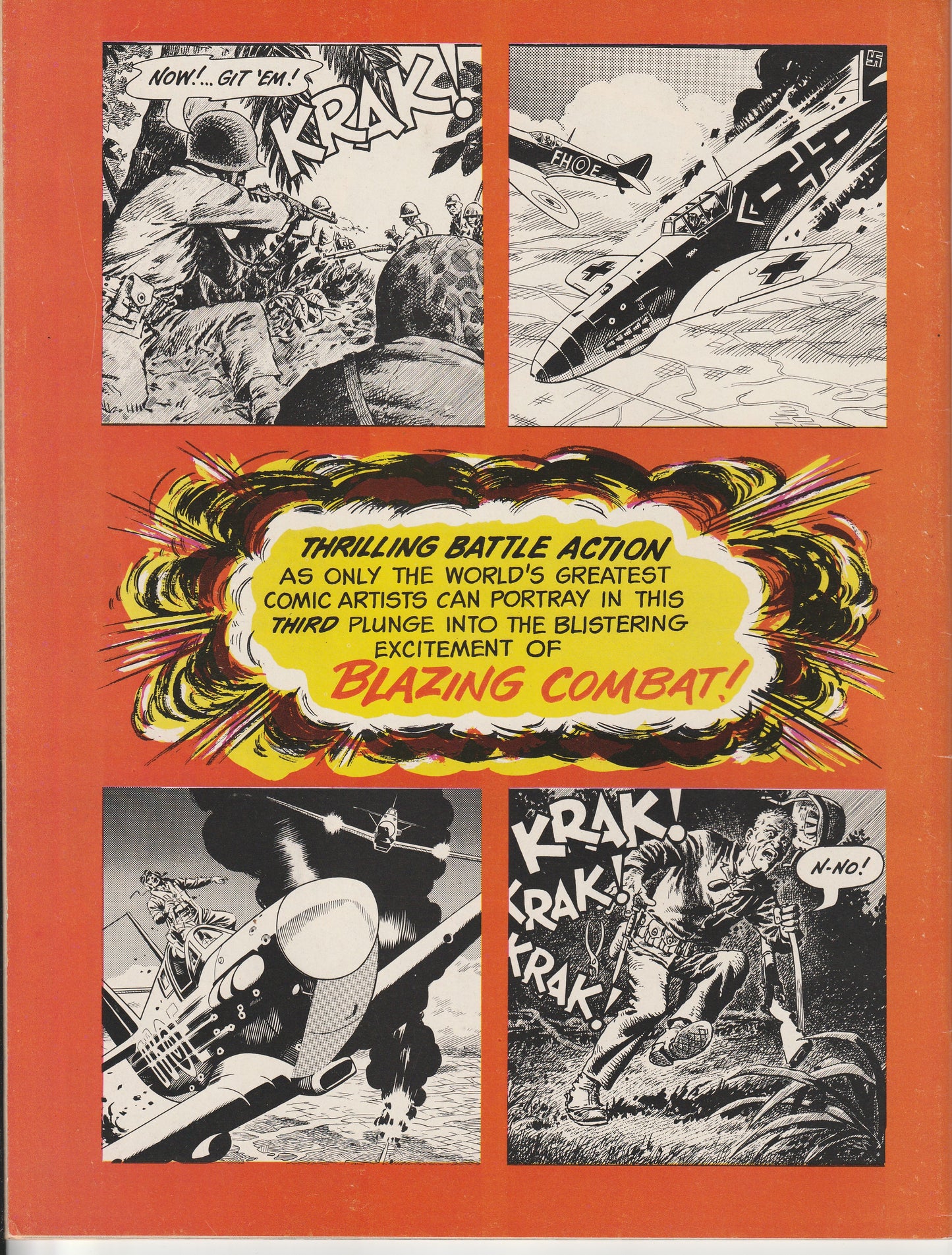 BLAZING COMBAT #3 - WARREN - JAN 27 1966 (8.5-9.0)