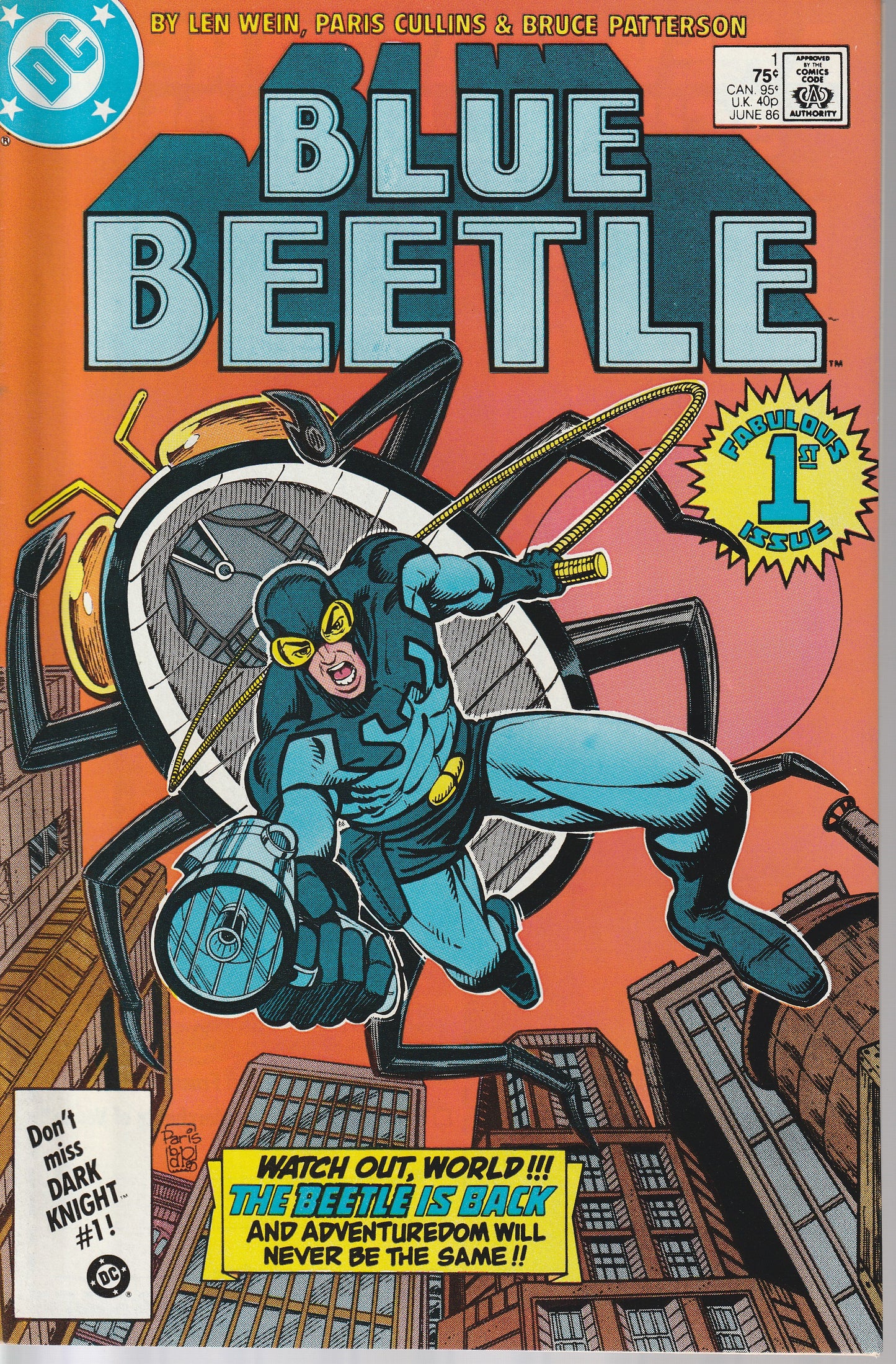 BLUE BEETLE #1 - DC COMICS - FEB 18 1986 (9.2)