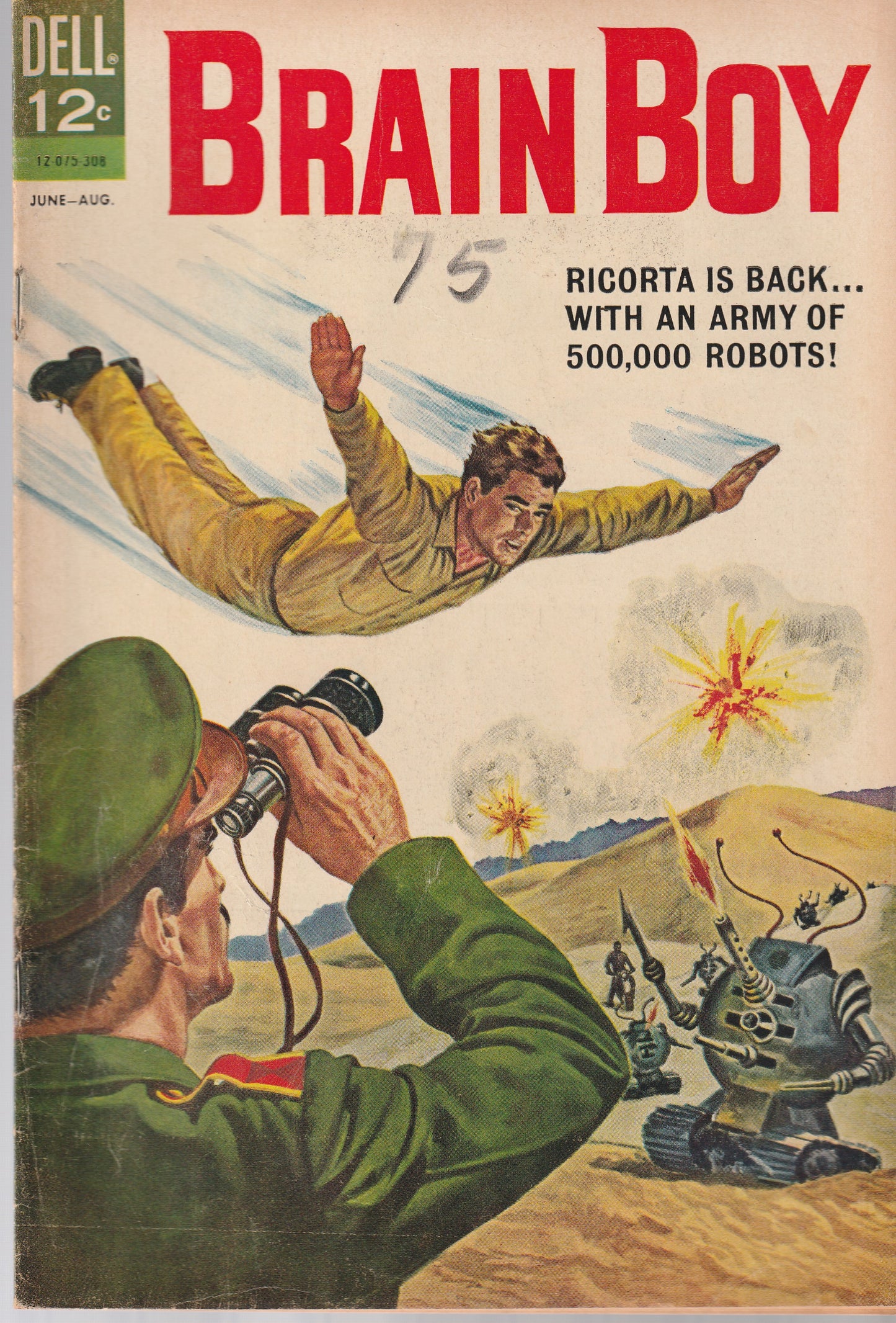 BRAIN BOY #5 || DELL COMICS || JUN-AUG 1963 || (6.0-6.5)