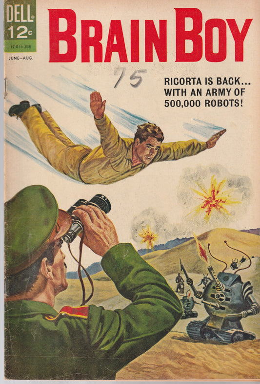 BRAIN BOY #5 || DELL COMICS || JUN-AUG 1963 || (6.0-6.5)