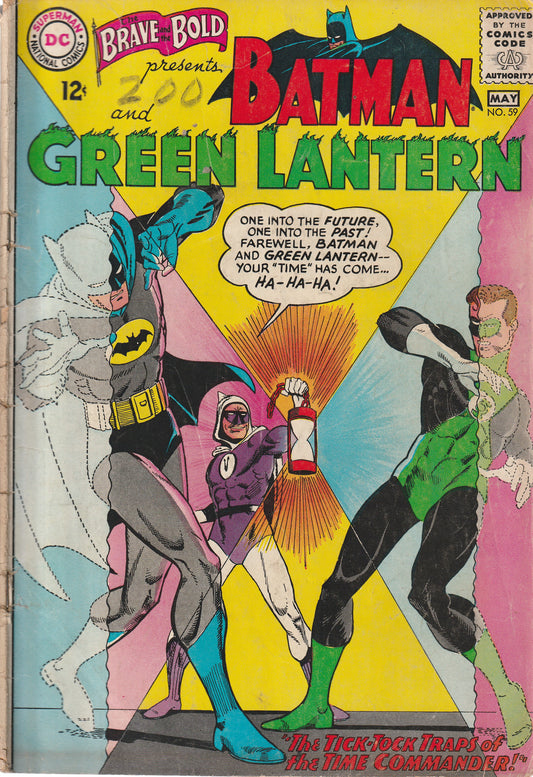 THE BRAVE AND THE BOLD #59 - DC COMICS - FEB 1965 (3.0-3.5)