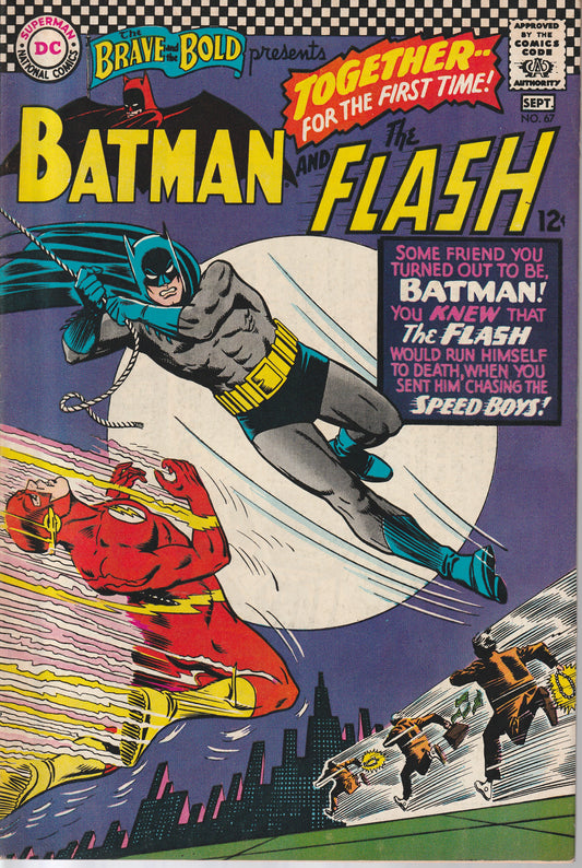THE BRAVE AND THE BOLD #67 - DC COMICS - AUG 1966 (7.0)