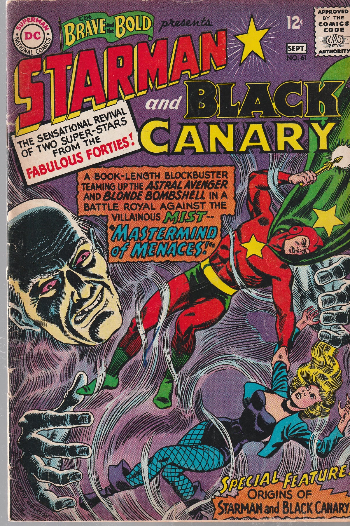 BRAVE AND THE BOLD #61 || DC COMICS || AUG 1965 || (4.0-4.5)