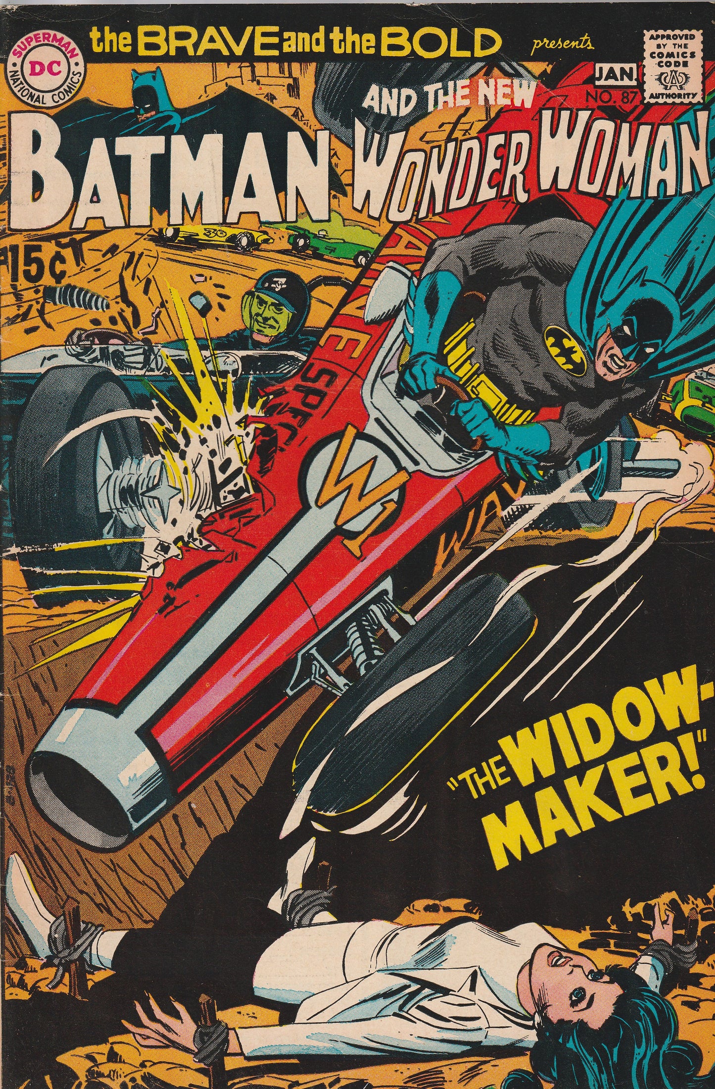 THE BRAVE AND THE BOLD #87 - DC COMICS - OCT 1969 (6.0)