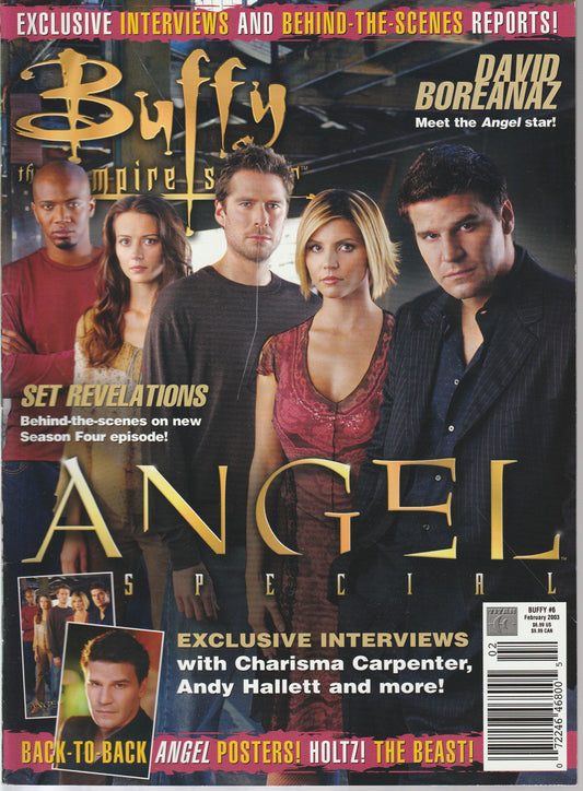 BUFFY THE VAMPIRE SLAYER MAGAZINE #6 - TITAN FEB 2003