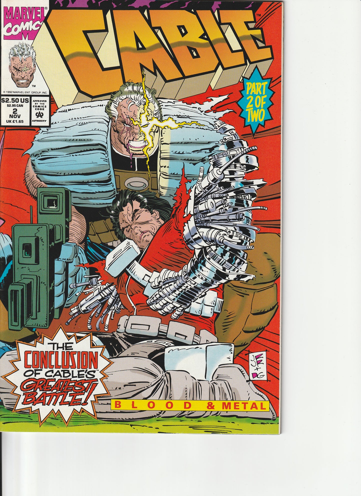 CABLE : BLOOD & METAL 1-2 * SET