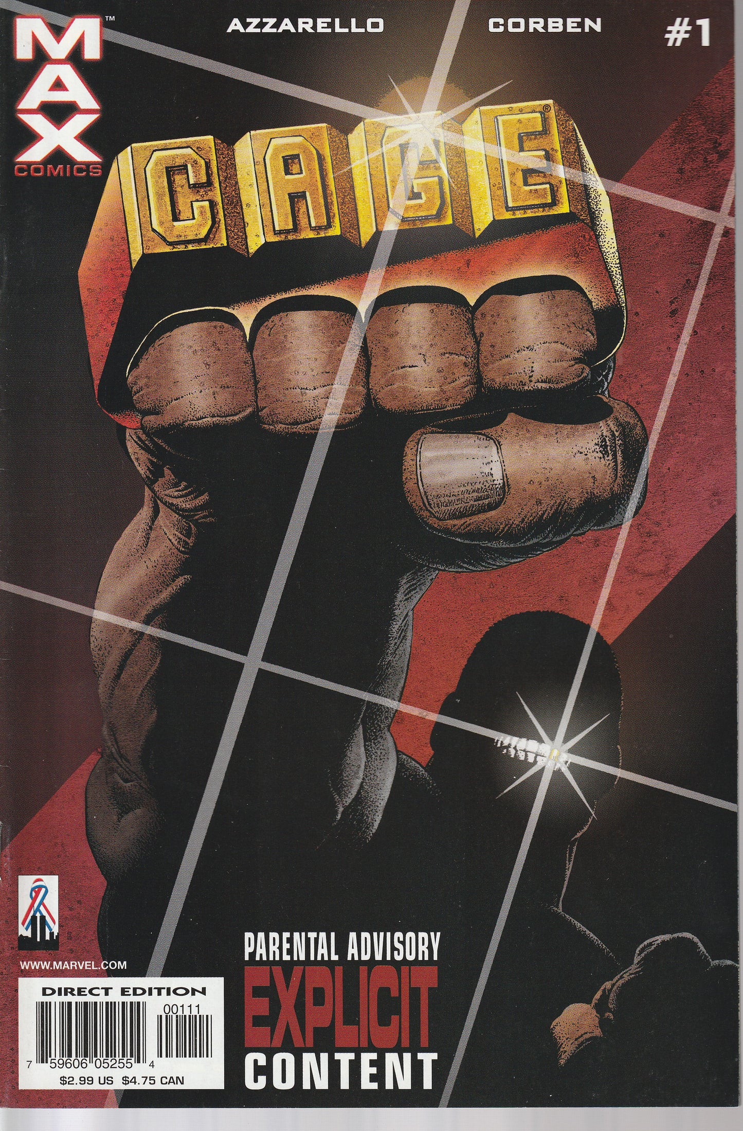 CAGE 1-5 * MARVEL MAX - MAR 2002 - COMPLETE SET