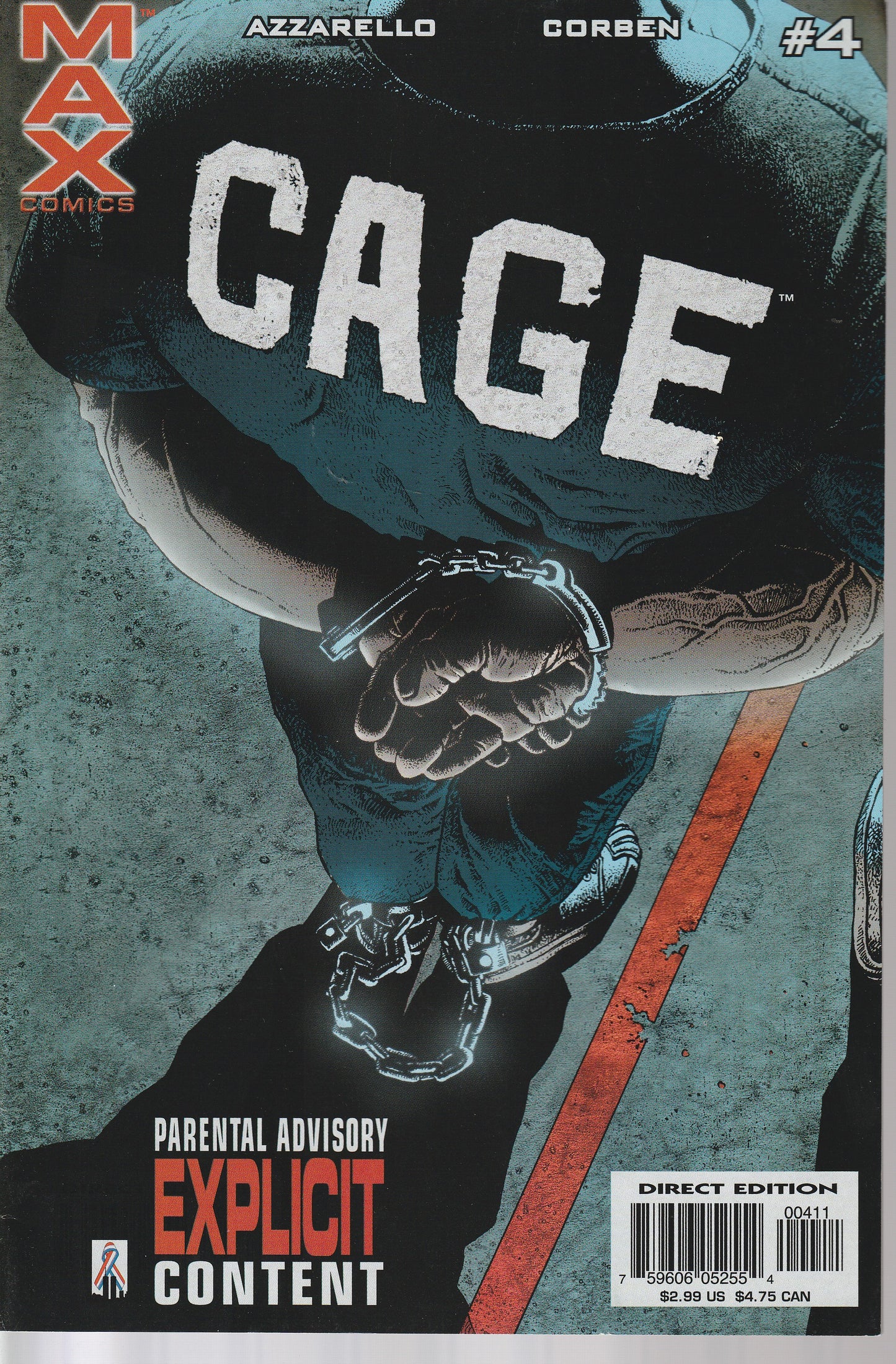 CAGE 1-5 * MARVEL MAX - MAR 2002 - COMPLETE SET