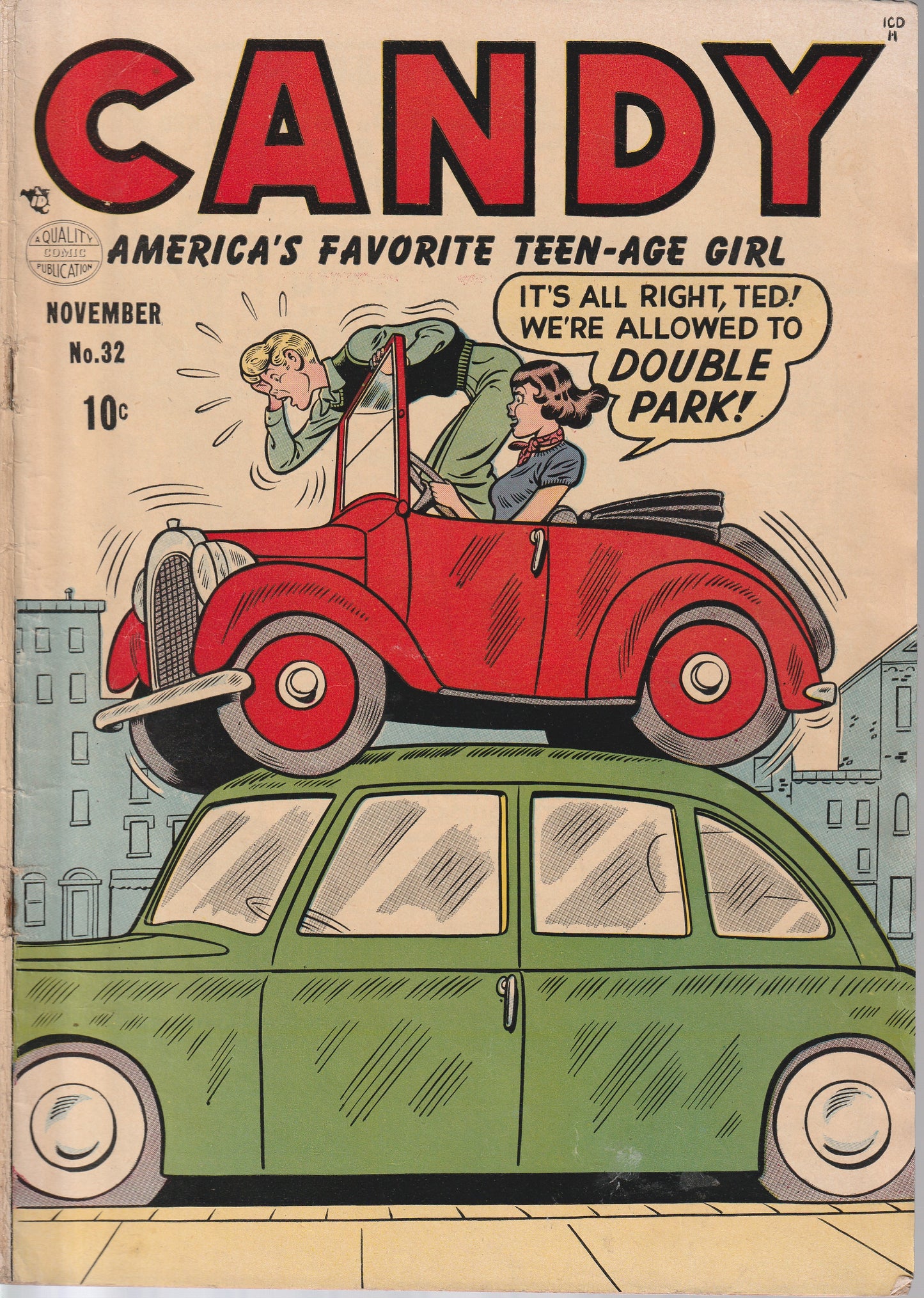 CANDY #32 - QUALITY COMICS - JUL 29 1952 (4.0-4.5)