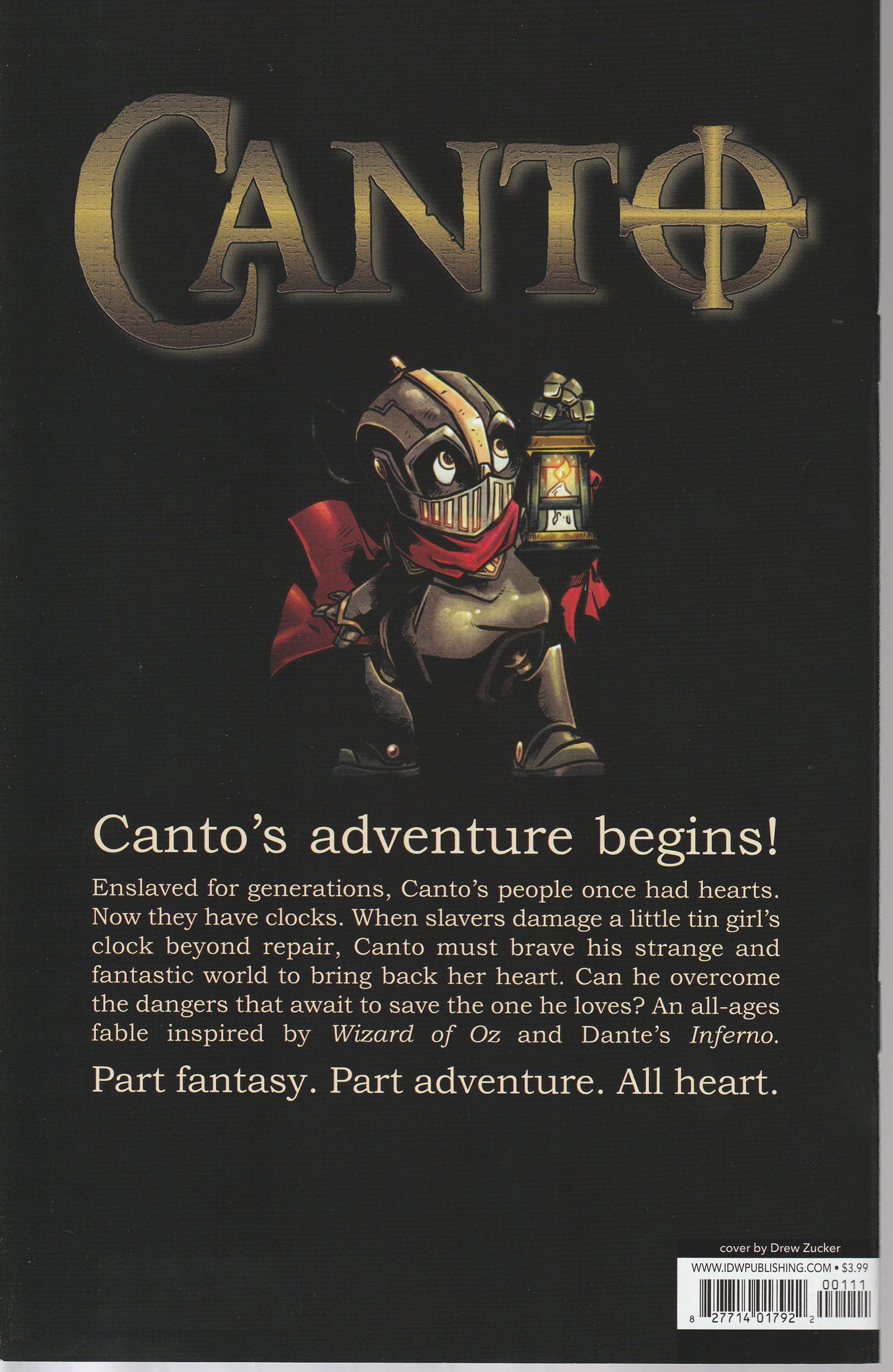 CANTO #1 - IDW PUBLISHING - JUNE 2019 - MINT