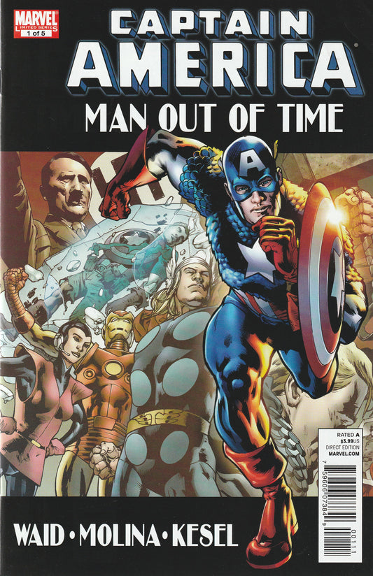 CAPTAIN AMERICA : MAN OUT OF TIME 1-5 || MARVEL COMICS || 2011