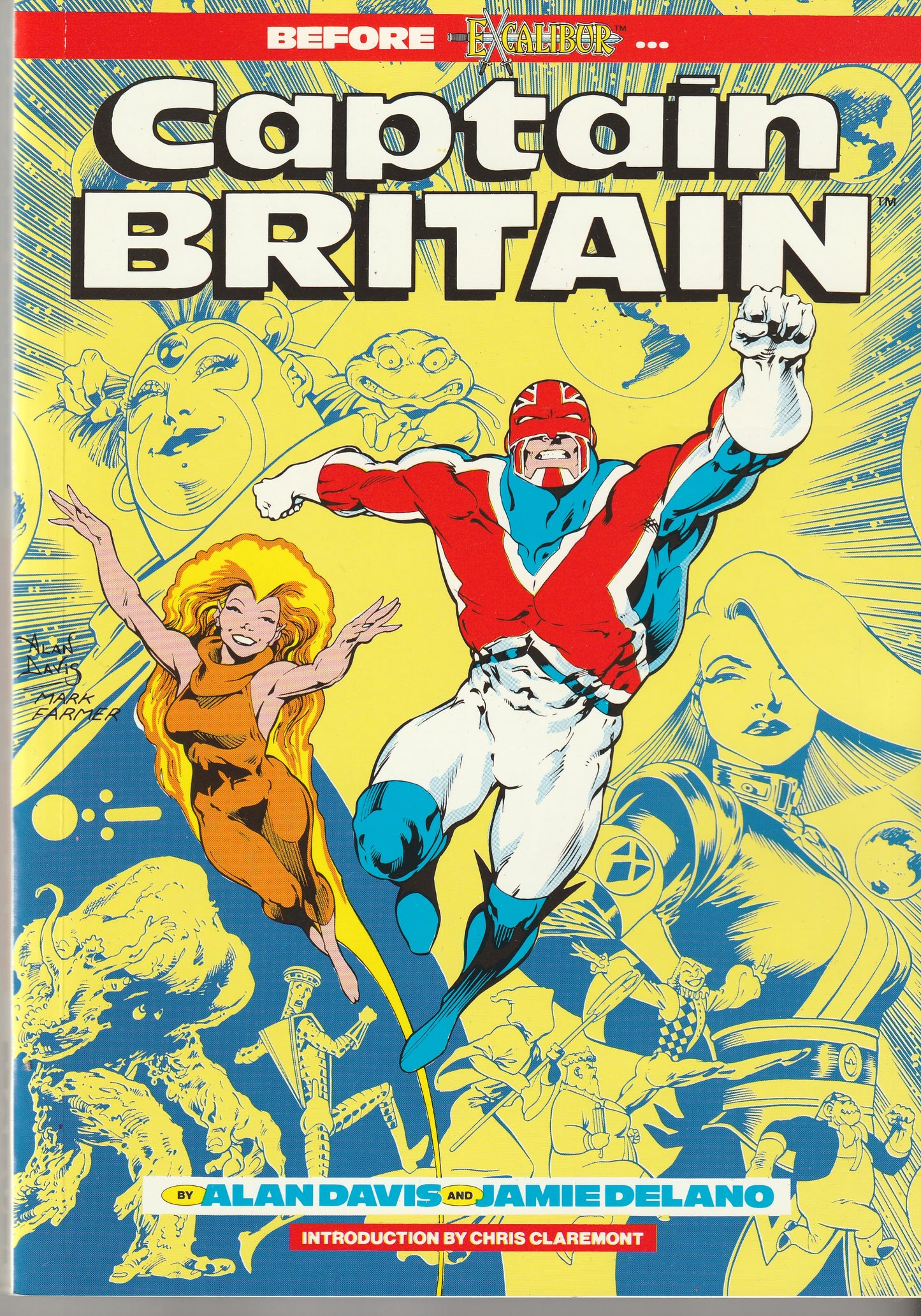 CAPTAIN BRITAIN : BEFORE EXCALIBUR TPB - MARVEL UK - 1988