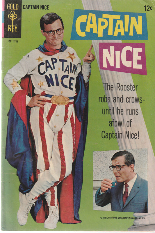 CAPTAIN NICE #1 || GOLD KEY || NOV 1967 || (5.5-6.0)