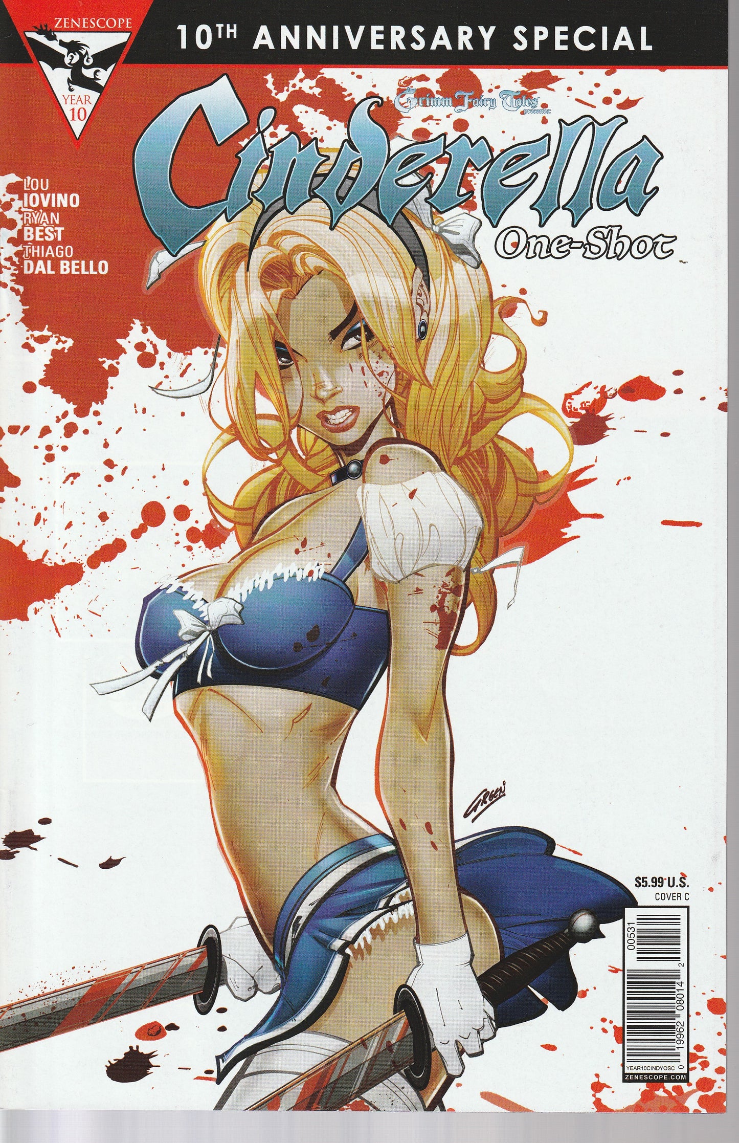 GRIMM FAIRY TALES PRESENTS : CINDERELLA * ALL 4 COVERS!