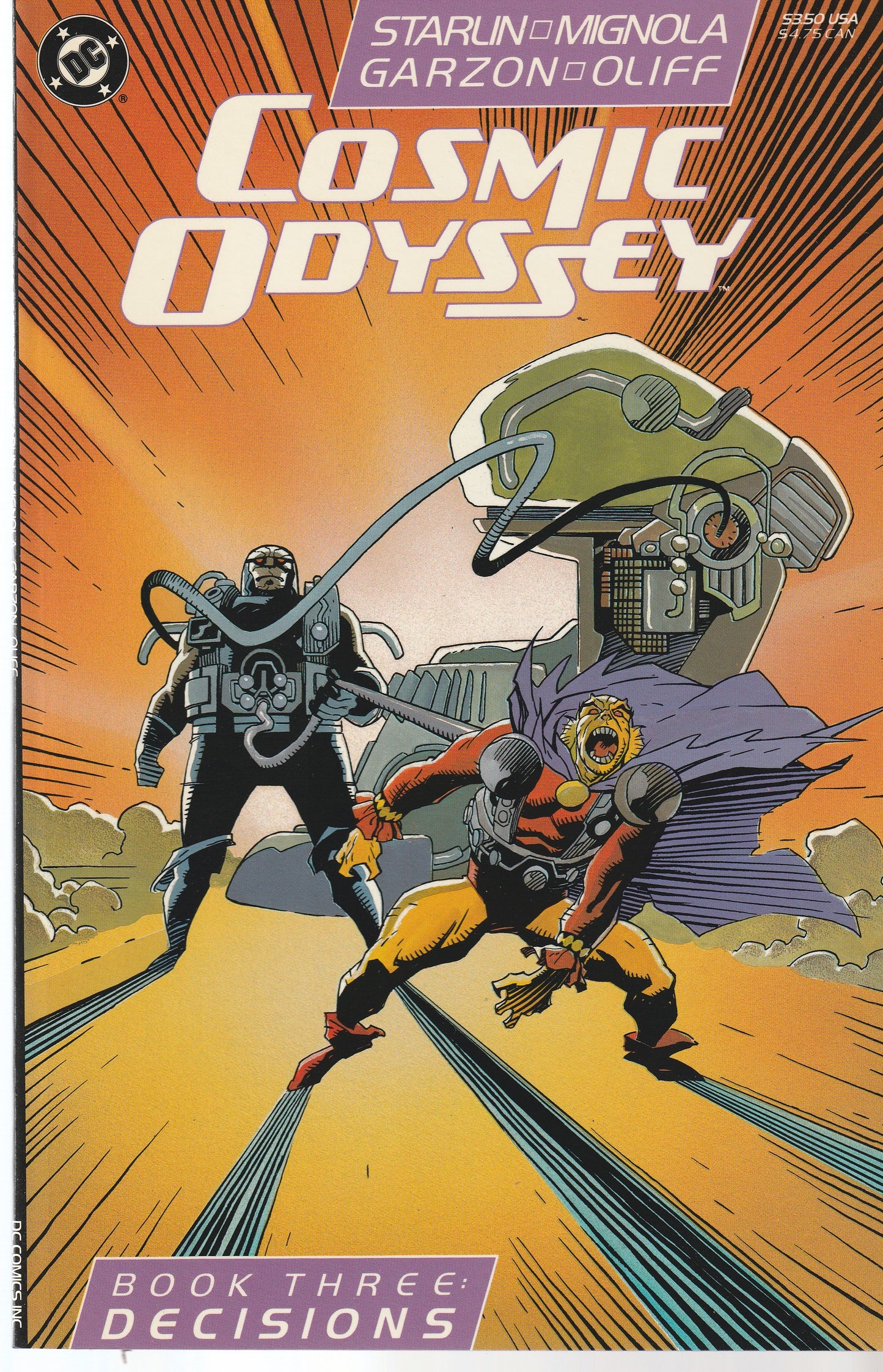 COSMIC ODYSSEY 1-4 * DC COMICS - 1988