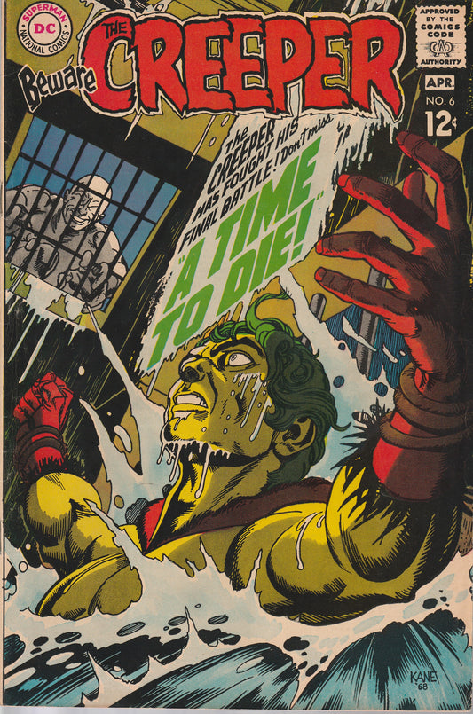 THE CREEPER #6 - DC COMICS - MAR 1969 (7.0)