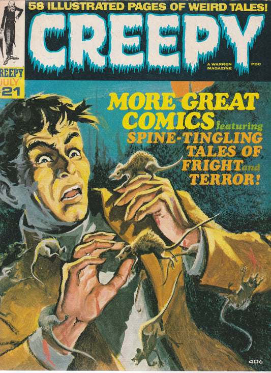 CREEPY #21 || A WARREN MAGAZINE || JUL 1968 || (6.0-6.5)