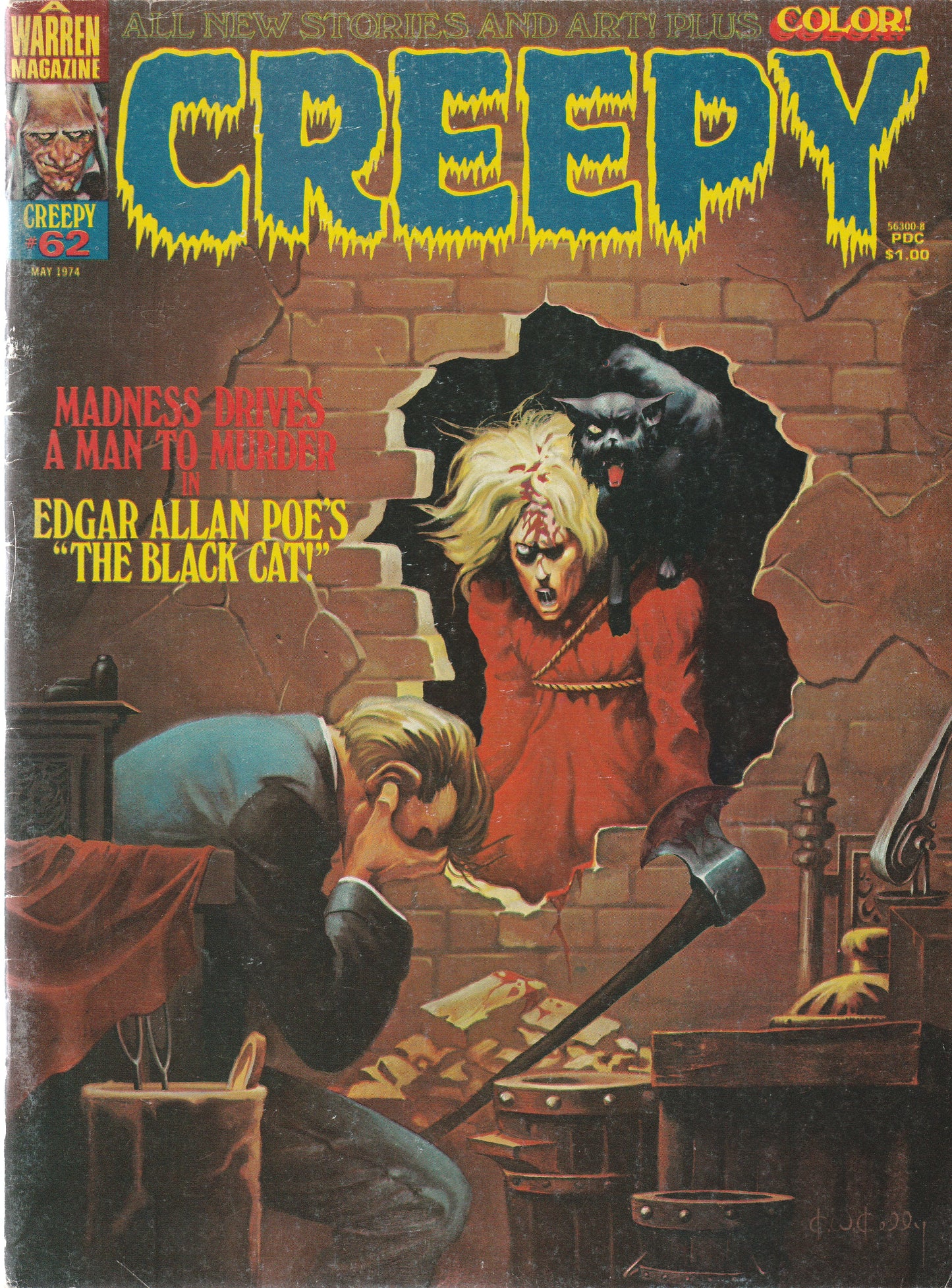 CREEPY #62 || A WARREN MAGAZINE || MAY 1974 || (6.0-6.5)