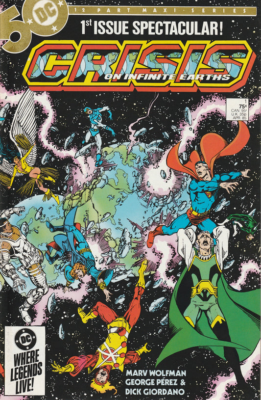 CRISIS ON INFINITE EARTHS 1-12 * COMPLETE SET