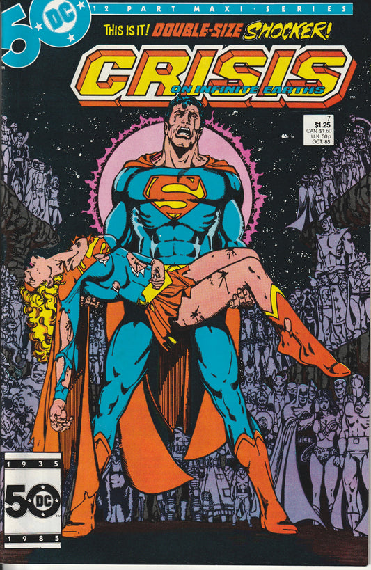CRISIS ON INFINITE EARTHS #7 - DC COMICS - OCT 1986 (NM)
