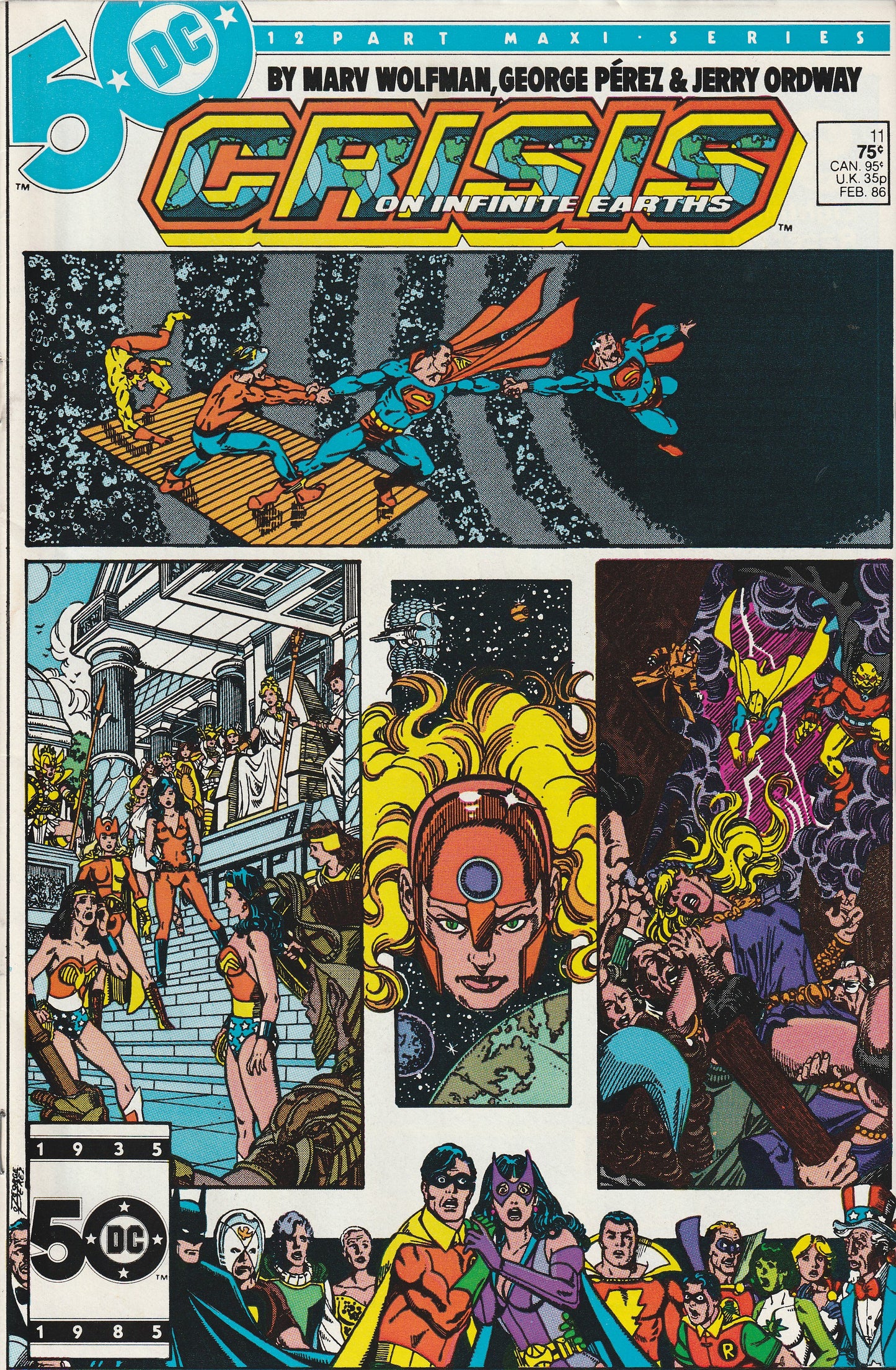 CRISIS ON INFINITE EARTHS 1-12 * COMPLETE SET