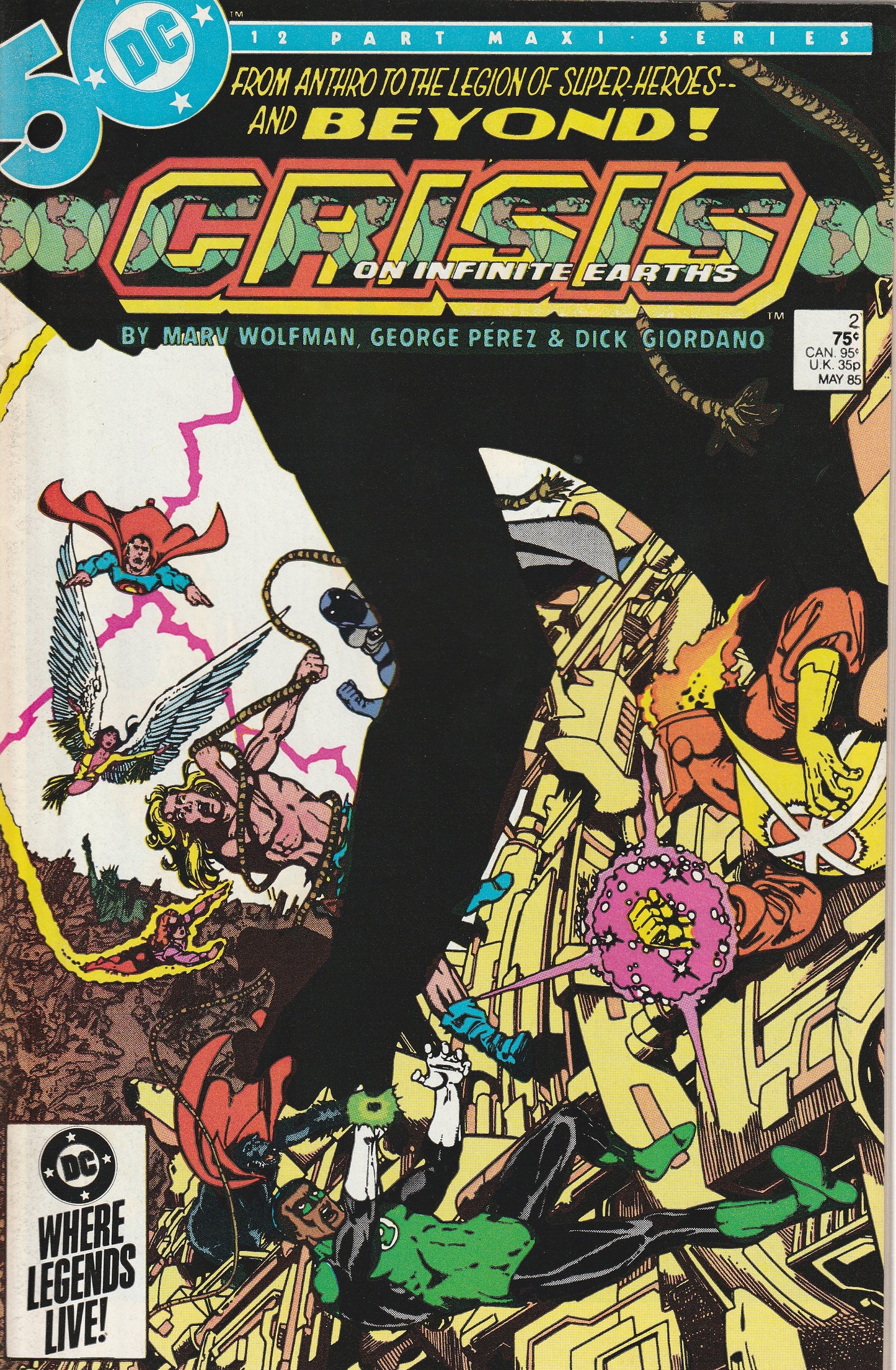 CRISIS ON INFINITE EARTHS 1-12 * COMPLETE SET