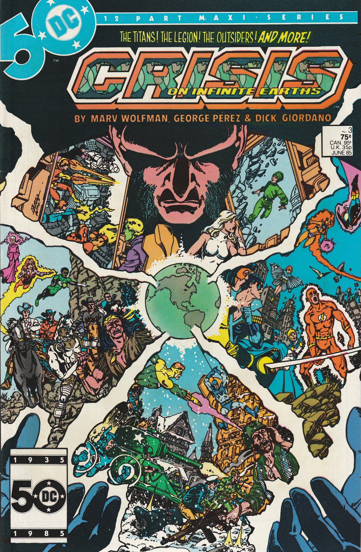 CRISIS ON INFINITE EARTHS 1-12 * COMPLETE SET