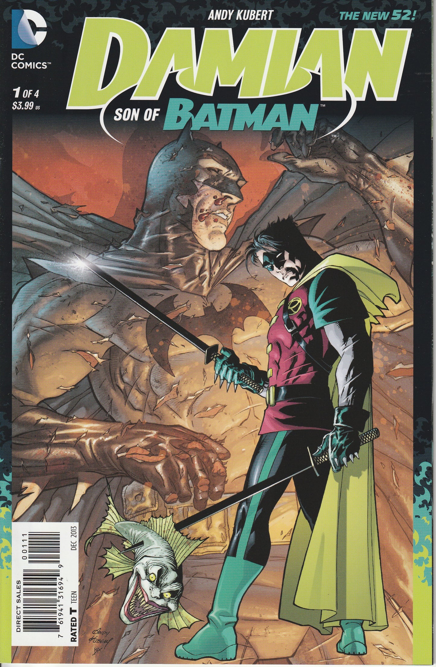 DAMIAN SON OF BATMAN 1-4 * DC COMICS - 2014/14