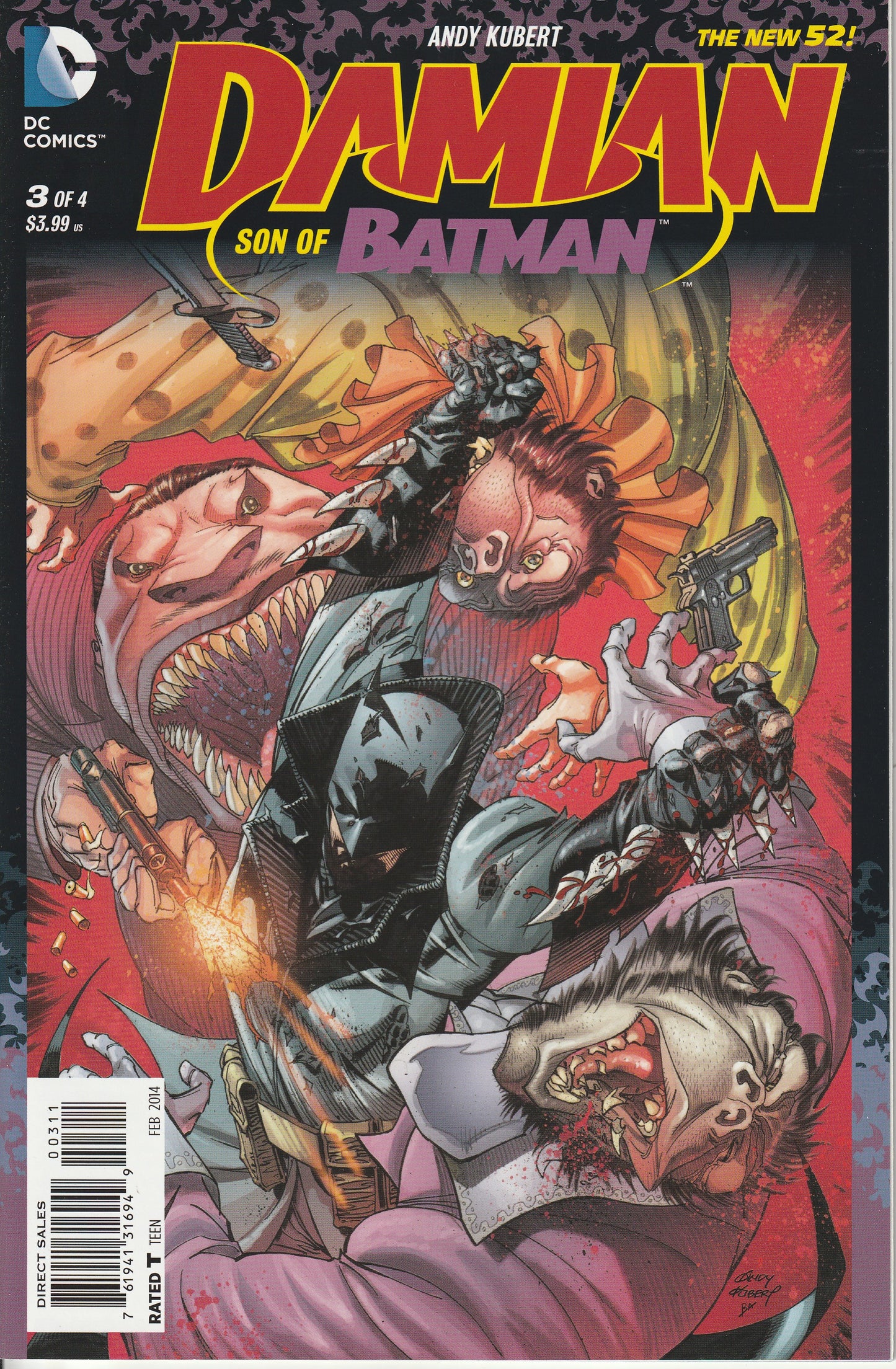 DAMIAN SON OF BATMAN 1-4 * DC COMICS - 2014/14