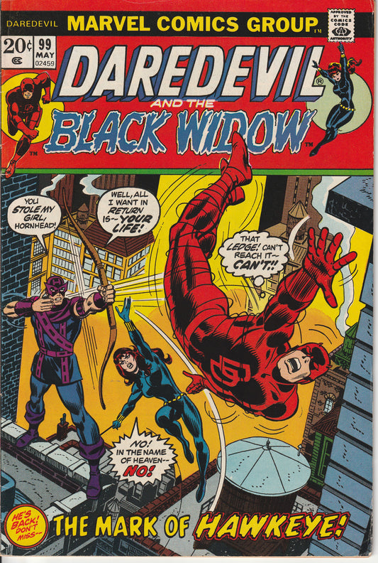 DAREDEVIL #99 - MARVEL COMICS - MAY 1973 (7.0-7.5)