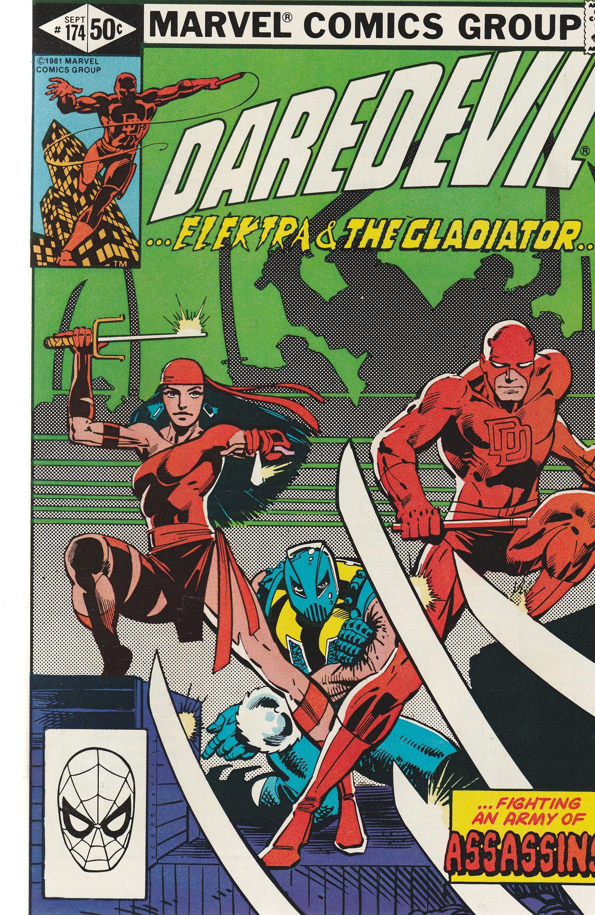 DAREDEVIL #174 || MARVEL COMICS || SEP 1981 || (9.4-9.6)