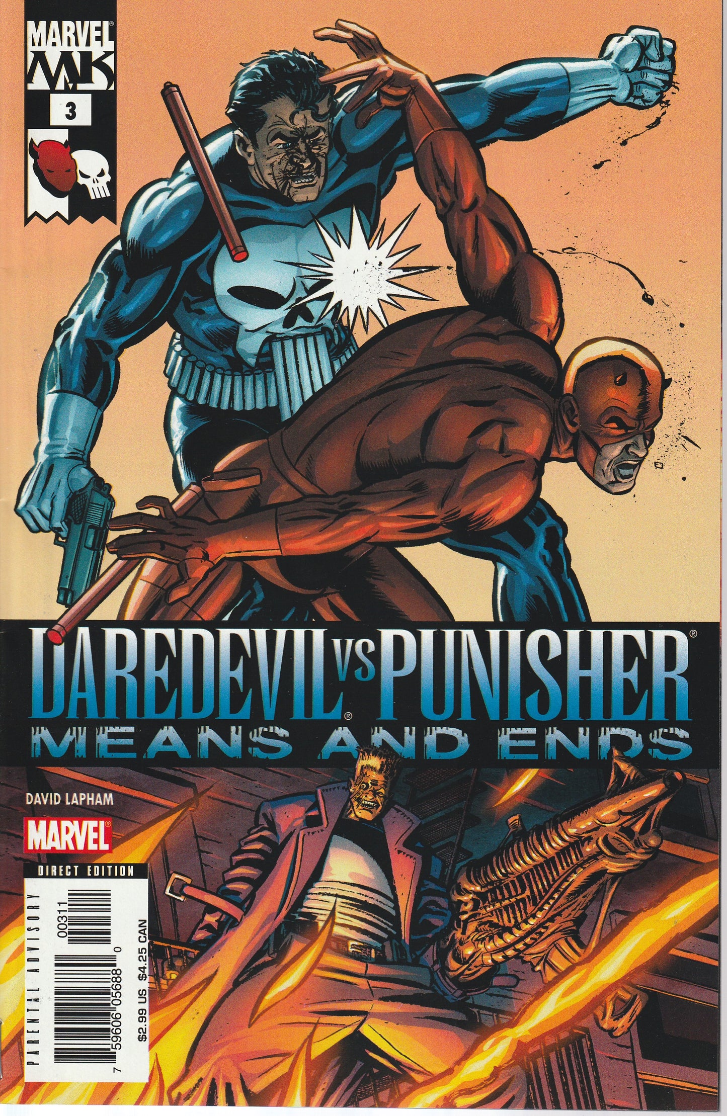 DAREDEVIL VS PUNISHER 1-6 * MARVEL COMICS - SEP 2005