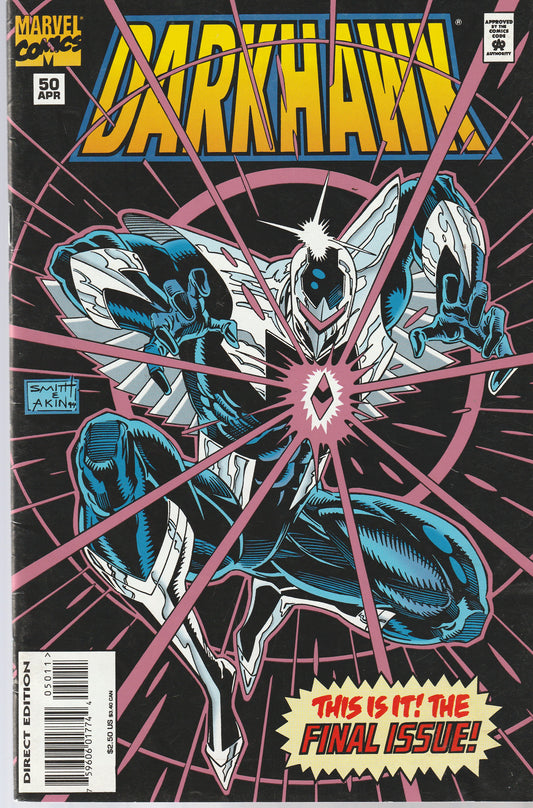DARKHAWK #50 || MARVEL COMICS || APR 1995 || (7.0) || LAST ISSUE
