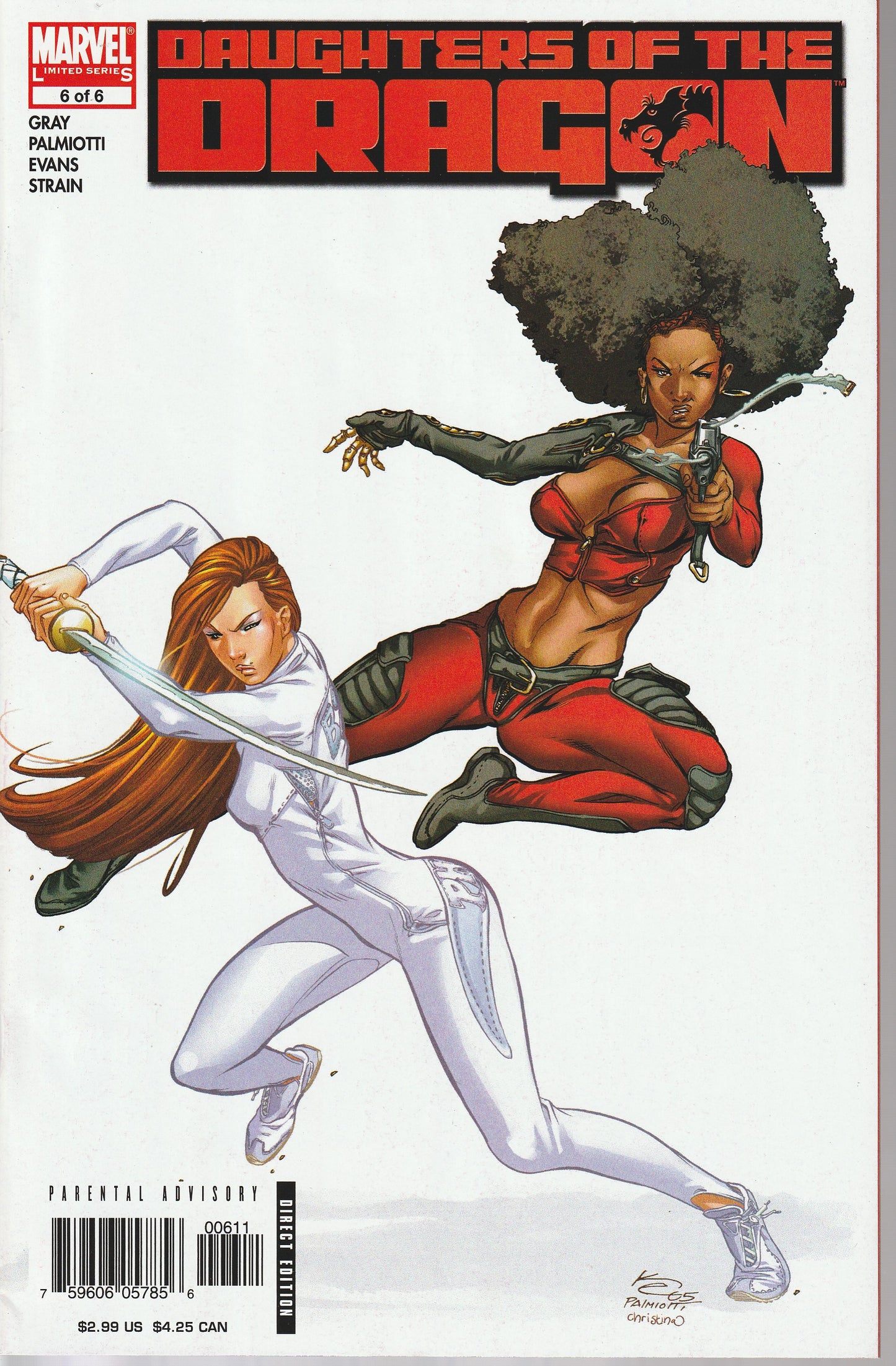 DAUGHTERS OF THE DRAGON 1-6 plus DEADLY HANDS SPECIAL