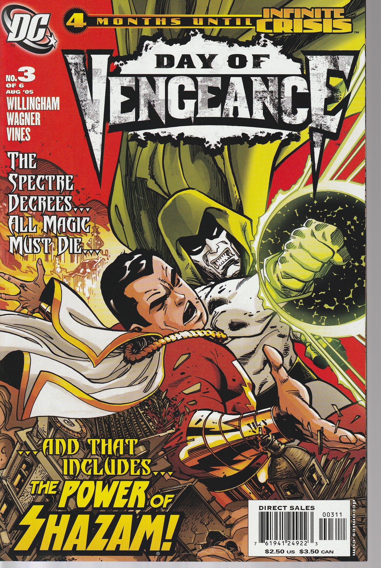 DAY OF VENGEANCE 1-6 * DC COMICS APR 27 2005 * COMPLETE SET