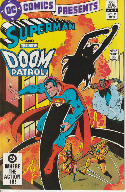 DC COMICS PRESENTS #52 - DC COMICS - AUG 1982 (8.0) 1st AMBUSH BUG