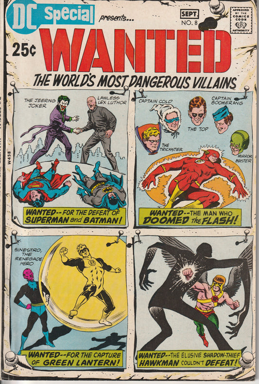 DC SPECIAL #8 - DC COMICS - JUL 1970 (5.5-6.0)
