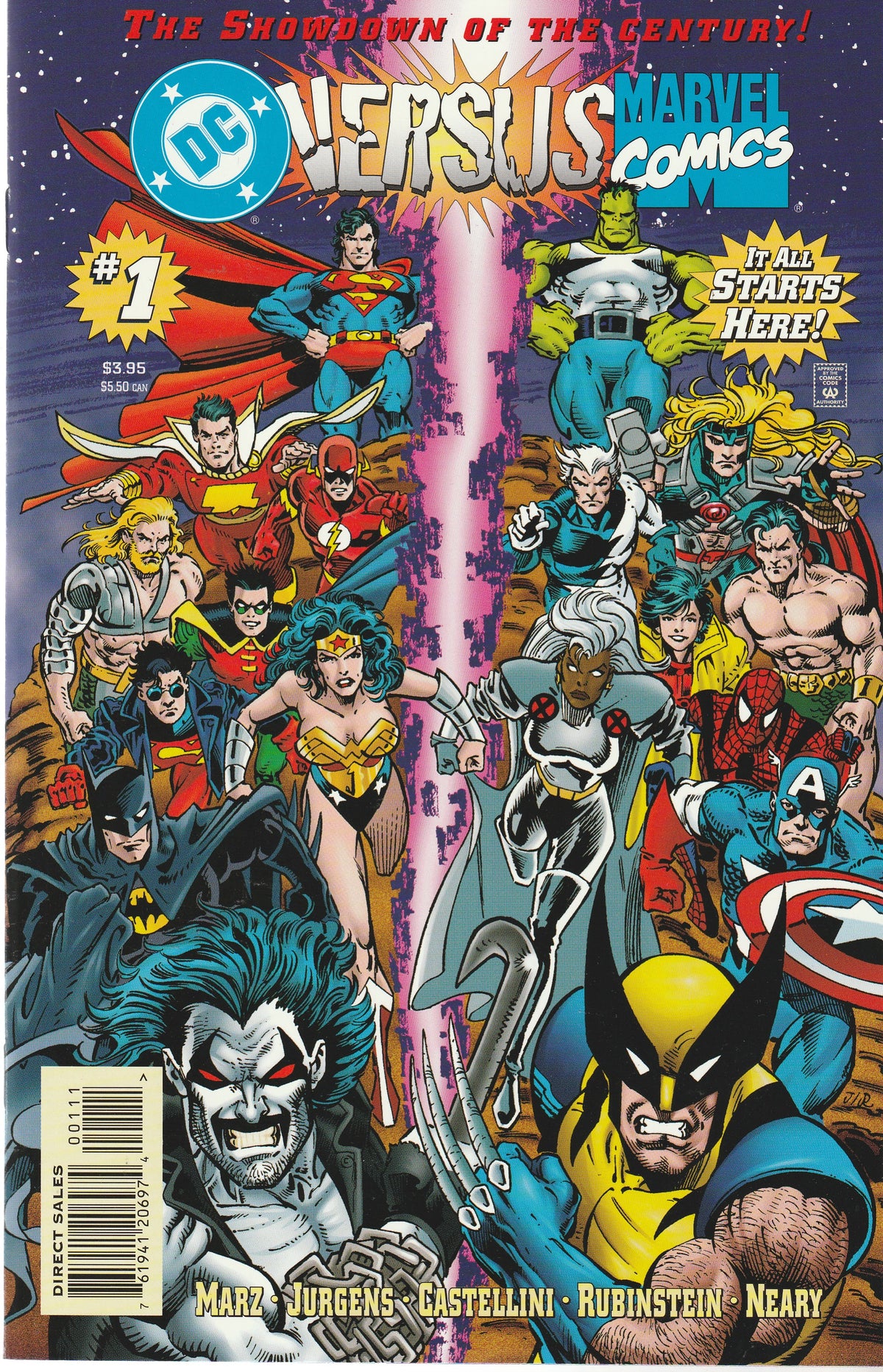 DC VERSUS MARVEL 1-4 || DC COMICS & MARVEL COMICS || 1996