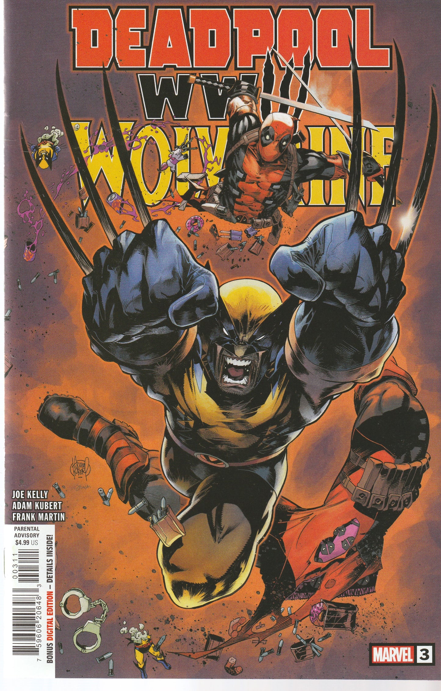 DEADPOOL WOLVERINE : WWIII #1-3 || MARVEL COMICS || 2024