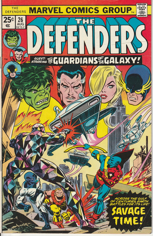 DEFENDERS #26 - MARVEL COMICS - AUG 1975 (6.0)