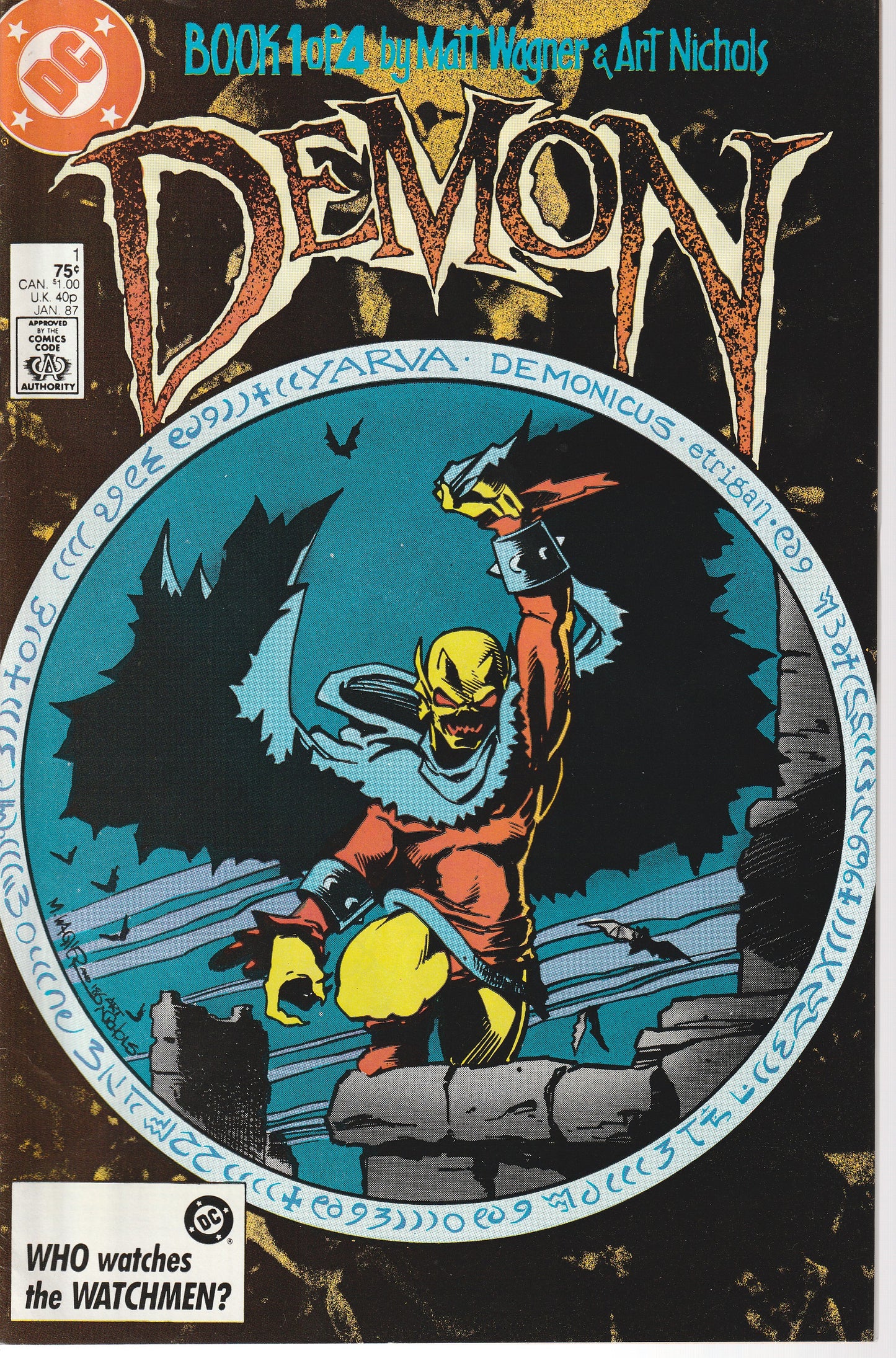 DEMON 1-4 * DC COMICS - SEP 9 1986