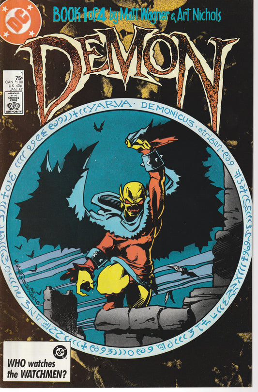 DEMON 1-4 * DC COMICS - SEP 9 1986