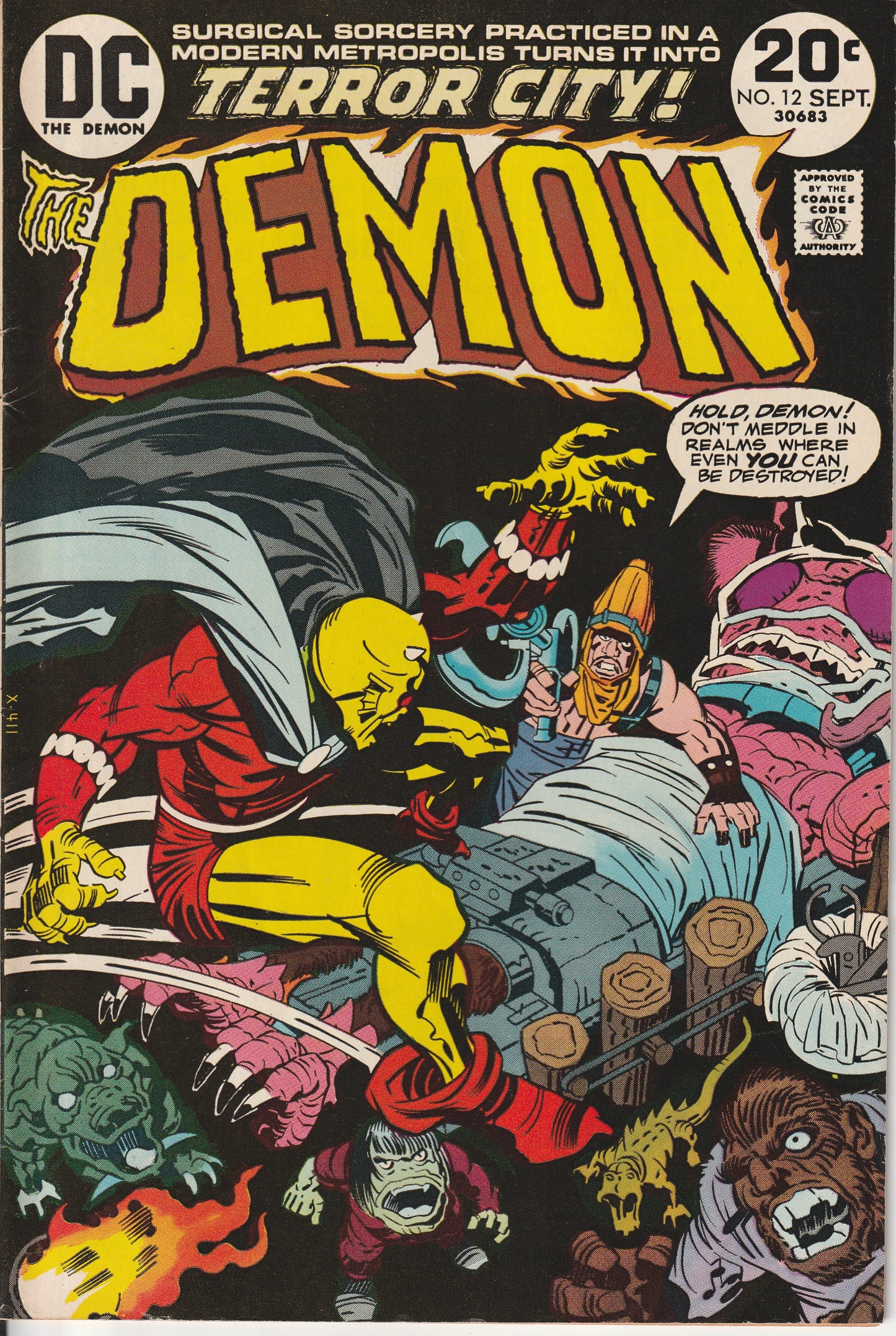 DEMON #12 - DC COMICS - SEP 1973 (7.5-8.0)