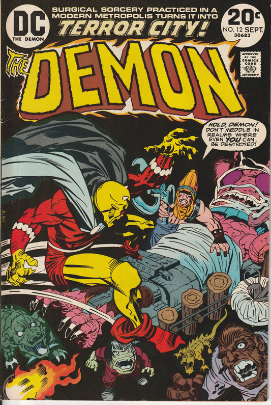 DEMON #12 - DC COMICS - SEP 1973 (7.5-8.0)