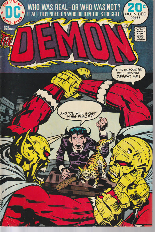 THE DEMON #15 - DC COMICS - DEC 1973 (6.0)