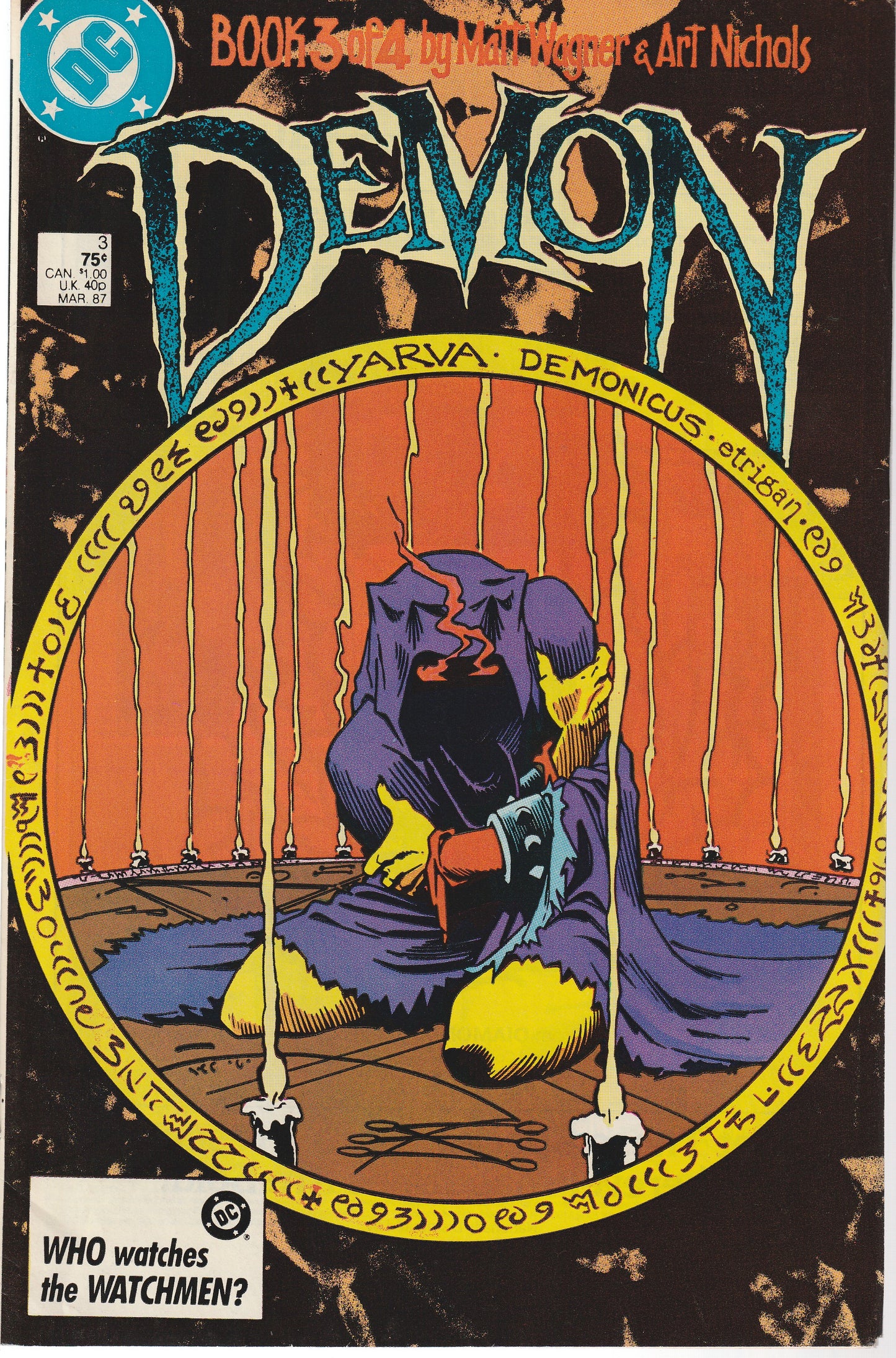 DEMON 1-4 * DC COMICS - SEP 9 1986