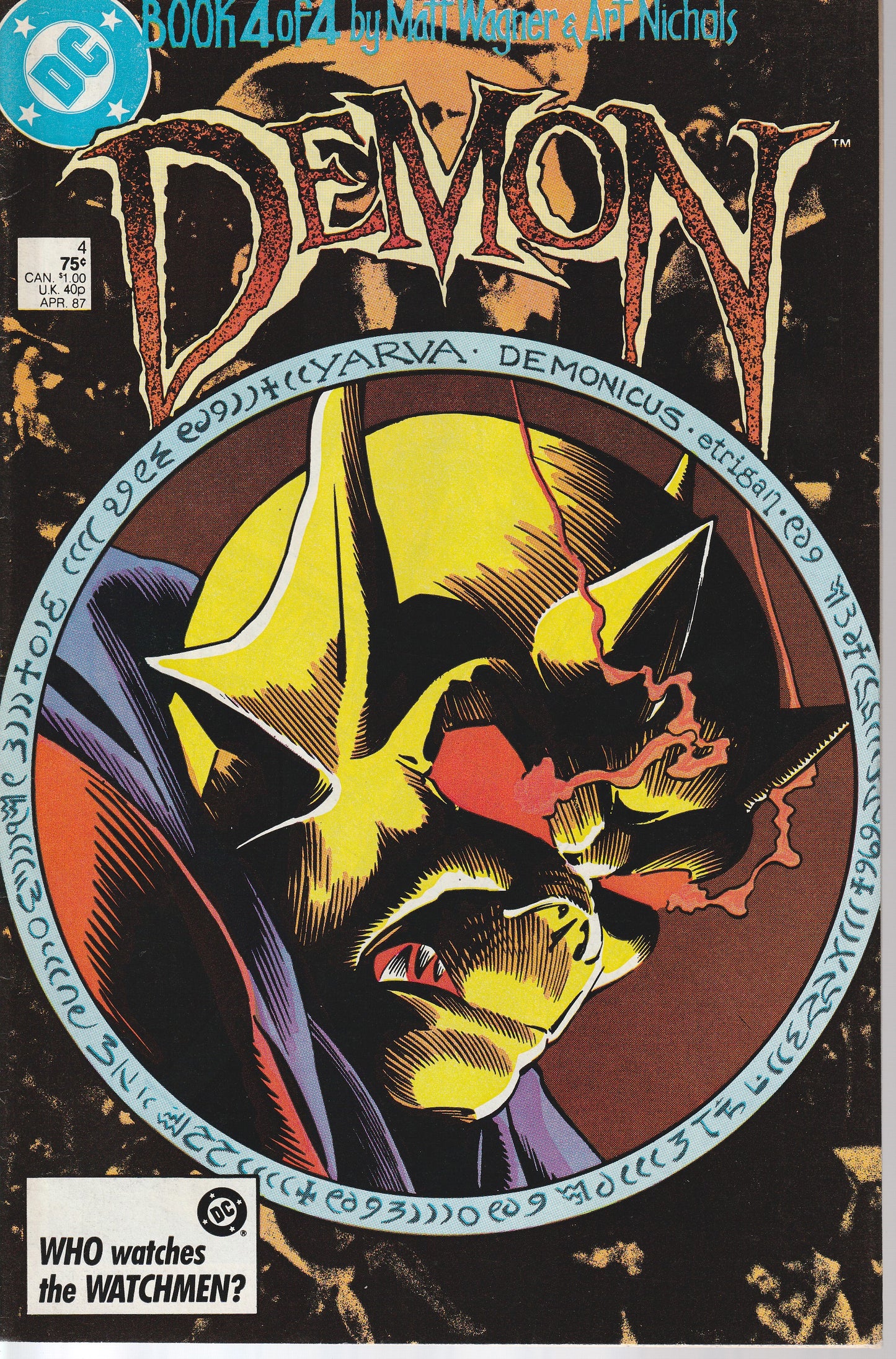 DEMON 1-4 * DC COMICS - SEP 9 1986